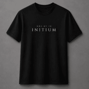 T-Shirt MDJ Initium Black