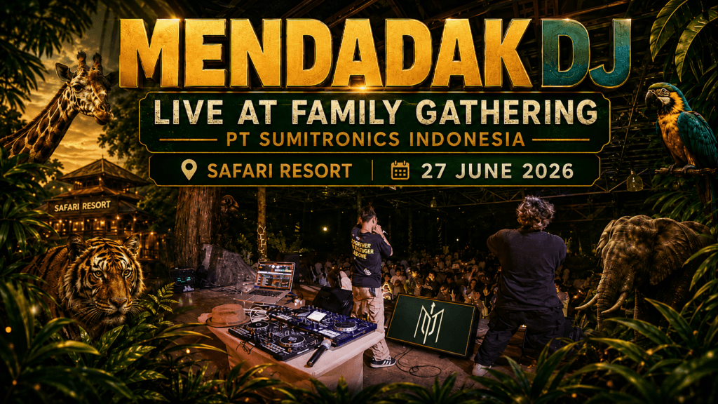 MENDADAK DJ tampil di Family Gathering PT Sumitronics Indonesia Safari Resort